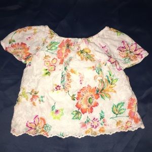 Gap Girl Floral Top